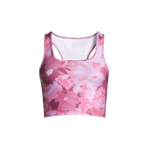 Top do ćwiczeń CASALL Blossom Square Neck Sports Top różowy Casall