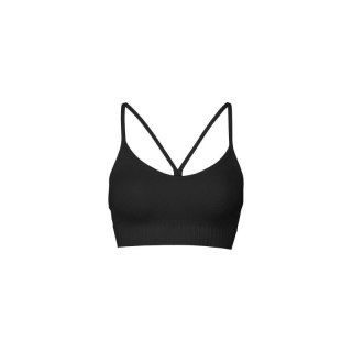 Top sportowy CASALL Seamless Graphical Rib Sports Top czarny Casall