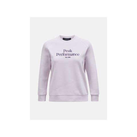 Bluza Peak Performance W Original Crew fioletowy Peak Performance
