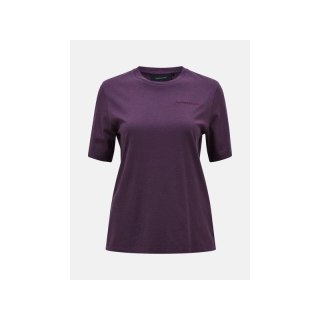 Koszulka Peak Performance W Original Small Logo Tee fioletowy Peak Performance