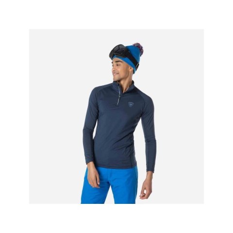 Koszulka Rossignol Classique 1/2 Zip granatowy Rossignol