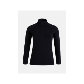 Koszulka termiczna Peak Performance W Magic Half Zip czarny Peak Performance
