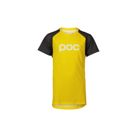 T-Shirt dziecięcy POC Y's Essential MTB Tee żółto szary POC