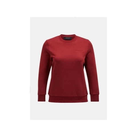 Bluza Peak Performance W Original Small Logo Crew bordowy Peak Performance