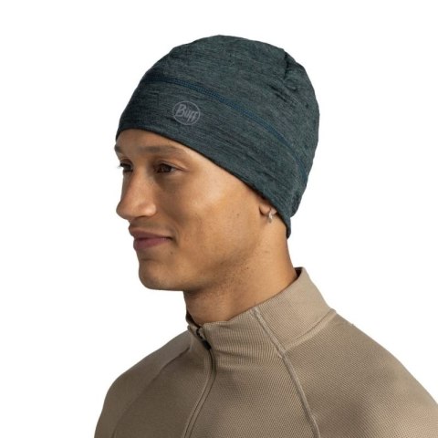 Czapka BUFF MERINO LIGHTWEIGHT BEANIE MULTISTRIPES FOREST Buff