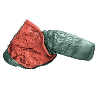 Damski śpiwór syntetyczny Deuter Exosphere +4° SL - Lewy Sage-Redwood Deuter