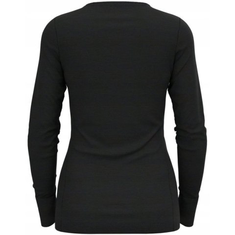 Koszulka damska Odlo BL TOP crew neck l/s MERINO 200 roz. M Czarna ODLO