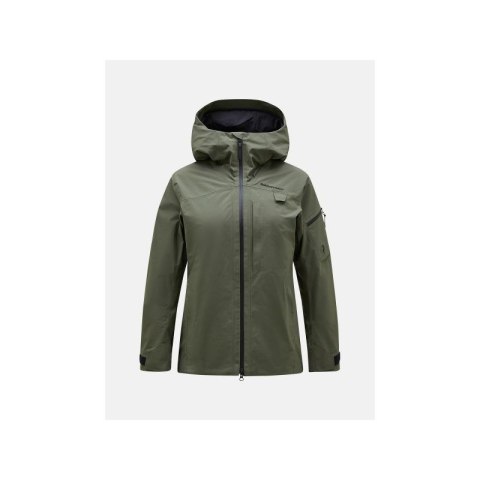 Kurtka narciarska Peak Performance W Alpine Gore-Tex 2L zielony Peak Performance