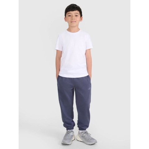 T-shirt regular gładki chłopięcy 4F 4FJRMM00TTSHM3254-10S 4f
