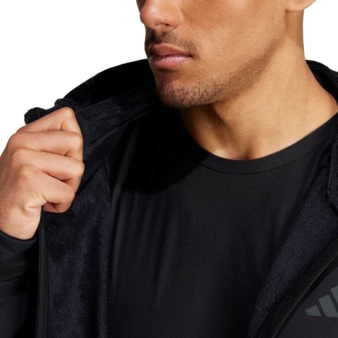 Bluza męska adidas Designed for Training COLD.RDY Full-Zip Hoodie czarna IN5607 Adidas