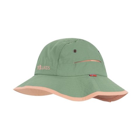 Czapka na lato dziecięca dla chłopca/dziewczynki Trollkids Kids Troll Hat leaf green/dahlia (945-336) Trollkids