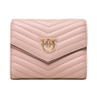 PINKO SKÓRZANY PORTFEL DAMSKI COMPACT WALLET CHEVRON