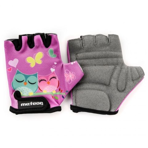 Rękawiczki rowerowe Meteor Owl Jr 24175-24177 Meteor