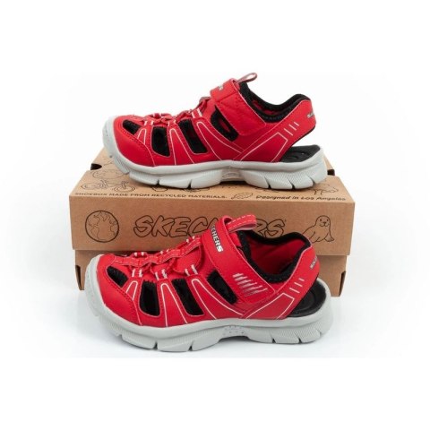Sandały Skechers Relix Jr 406520L/RDBK Skechers