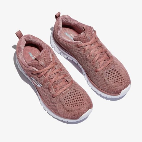 Buty sportowe damskie różowe Skechers Graceful Get Connected (12615-MVE) Skechers