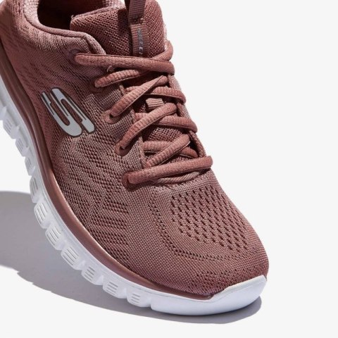 Buty sportowe damskie różowe Skechers Graceful Get Connected (12615-MVE) Skechers