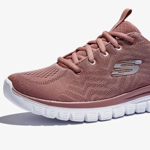 Buty sportowe damskie różowe Skechers Graceful Get Connected (12615-MVE) Skechers