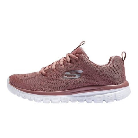 Buty sportowe damskie różowe Skechers Graceful Get Connected (12615-MVE) Skechers