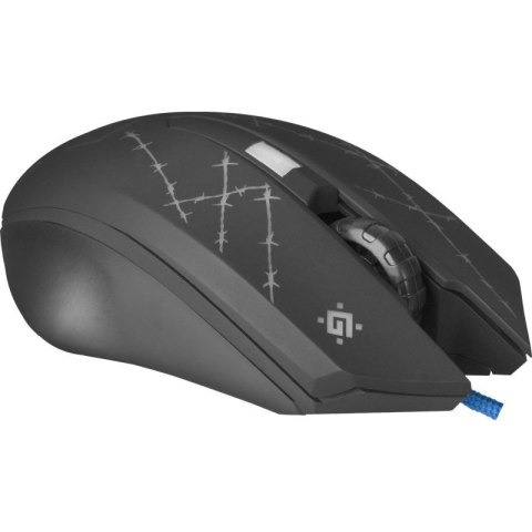DEFENDER MYSZ PRZEWODOWA FORCED GM-020L 800/1800/2400/3200 DPI 6P + PODKŁADKA + GRA 52020