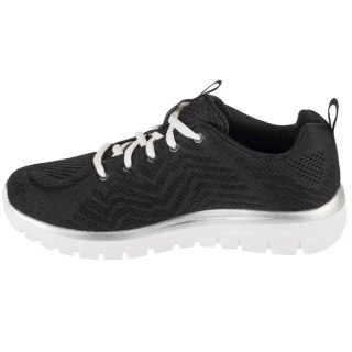 Skechers Graceful - Get Connected 12615W-BKW Czarne 36 Skechers