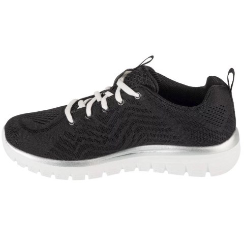 Skechers Graceful - Get Connected 12615W-BKW Czarne 36 Skechers