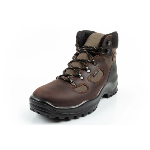 Grisport buty męskie trekkingowe skórzane wodoodporne za kostkę
