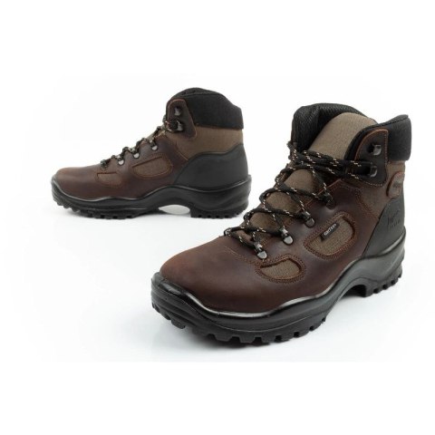 Grisport buty męskie trekkingowe skórzane wodoodporne za kostkę