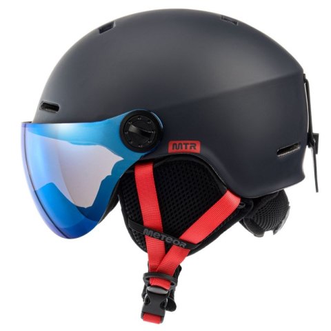 Kask narciarski Meteor Falven granatowy 24974-24976 Meteor