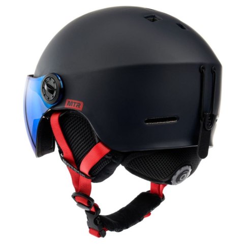 Kask narciarski Meteor Falven granatowy 24974-24976 Meteor