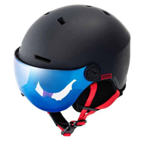 Kask narciarski Meteor Falven granatowy 24974-24976 Meteor