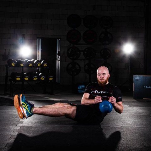 Kettlebell żeliwny Blue HMS KNV28 28kg HMS