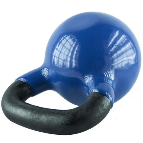 Kettlebell żeliwny pokryty winylem HMS KNV32 BLUE HMS