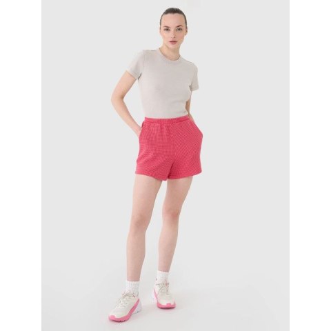 Spodenki casual z dzianiny waflowej damskie 4F 4FRSS25TSHOF699-54S