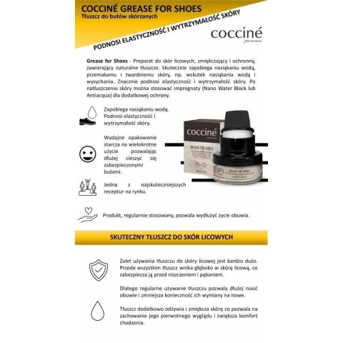 Tłuszcz do skór licowych Coccine DA0242 Coccine
