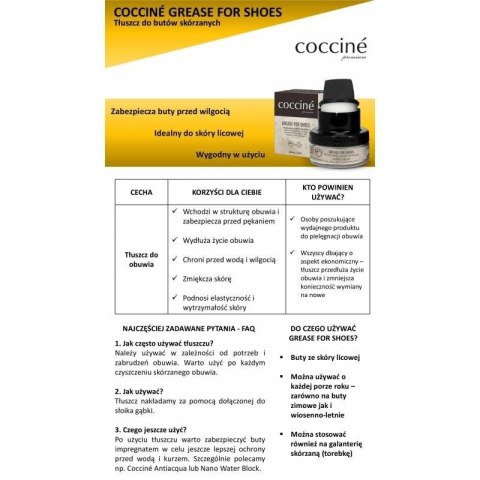 Tłuszcz do skór licowych Coccine DA0242 Coccine