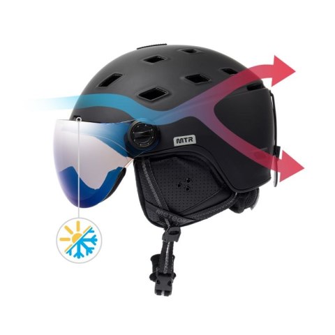 Kask narciarski Meteor Glide L 58-61 cm 17295 Meteor