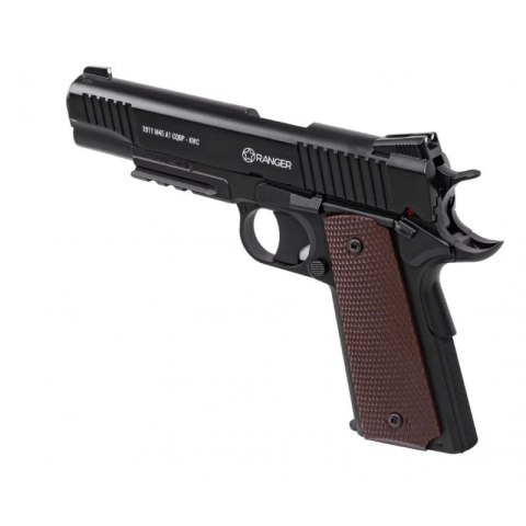 Pistolet wiatrówka RANGER 1911 M45A1 CQBP k.4,5BBs 21-strz. METAL SLIDE KWC