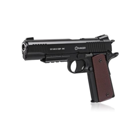 Pistolet wiatrówka RANGER 1911 M45A1 CQBP k.4,5BBs 21-strz. METAL SLIDE KWC