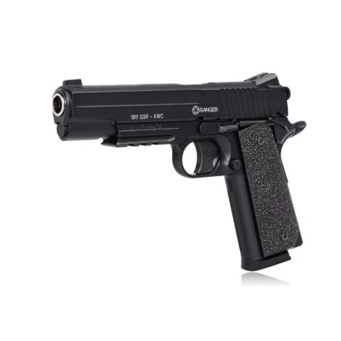 Wiatrówka pistolet RANGER 1911 GSR KWC kal. 4,5 BBs 20 strz. METAL SLIDE CO2 (AAKCMD421AZB)