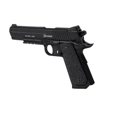 Wiatrówka pistolet RANGER 1911 GSR KWC kal. 4,5 BBs 20 strz. METAL SLIDE CO2 (AAKCMD421AZB)