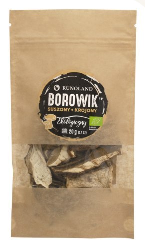 BOROWIK SUSZONY BIO 20 g - RUNOLAND RUNOLAND (grzyby, zupy, przetwory)