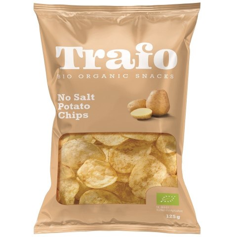 CHIPSY ZIEMNIACZANE NATURALNE BEZ DODATKU SOLI BIO 125 g - TRAFO TRAFO (chipsy warzywne i ziemniaczne)