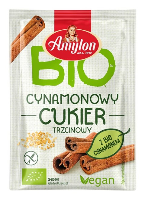 CUKIER CYNAMONOWY BEZGLUTENOWY BIO 20 g - AMYLON AMYLON (budynie, galaretki,kisiele,cukry, skrobie