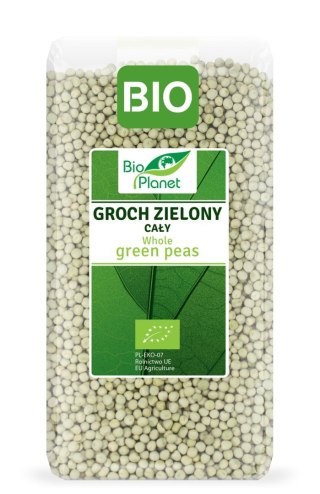 GROCH ZIELONY CAŁY BIO 500 g - BIO PLANET BIO PLANET - seria ZIELONA (strączkowe)