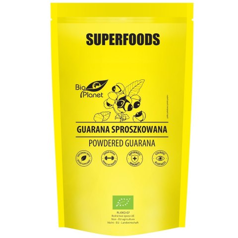 GUARANA SPROSZKOWANA BIO 150 g - BIO PLANET SUPERFOODS BIO PLANET - seria SUPERFOODS