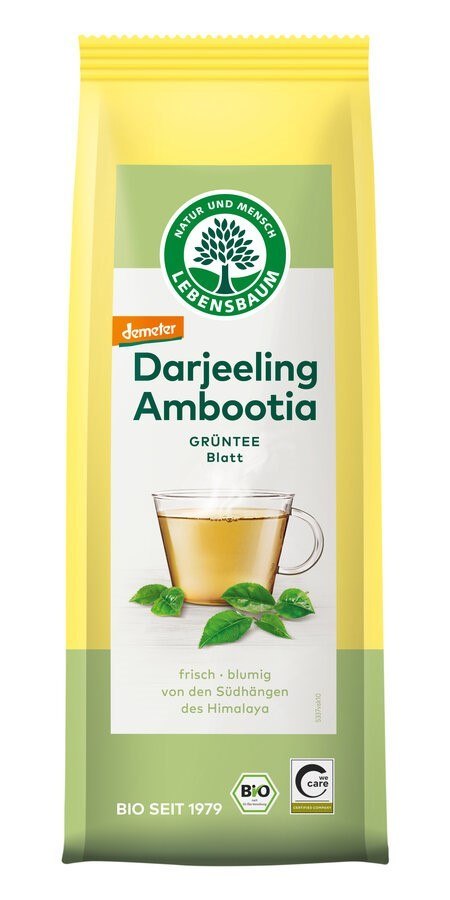 HERBATA ZIELONA LIŚCIASTA DARJEELING DEMETER BIO 50 g - LEBENSBAUM LEBENSBAUM (przyprawy, herbaty, kawy)