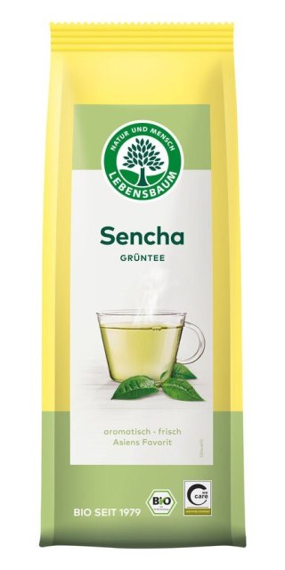 HERBATA ZIELONA LIŚCIASTA SENCHA BIO 75 g - LEBENSBAUM LEBENSBAUM (przyprawy, herbaty, kawy)
