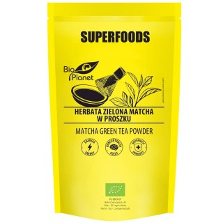 HERBATA ZIELONA MATCHA BIO 100 g - BIO PLANET SUPERFOODS BIO PLANET - seria SUPERFOODS