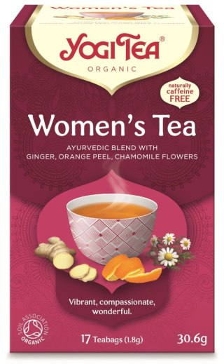 HERBATKA DLA KOBIET (WOMEN'S TEA) BIO (17 x 1,8 g) 30,6 g - YOGI TEA YOGI TEA (herbaty i herbatki)
