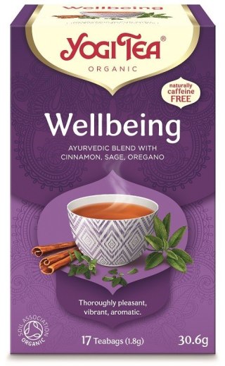 HERBATKA NA DOBRE SAMOPOCZUCIE (WELLBEING) BIO (17 x 1,8 g) 30,6 g - YOGI TEA YOGI TEA (herbaty i herbatki)